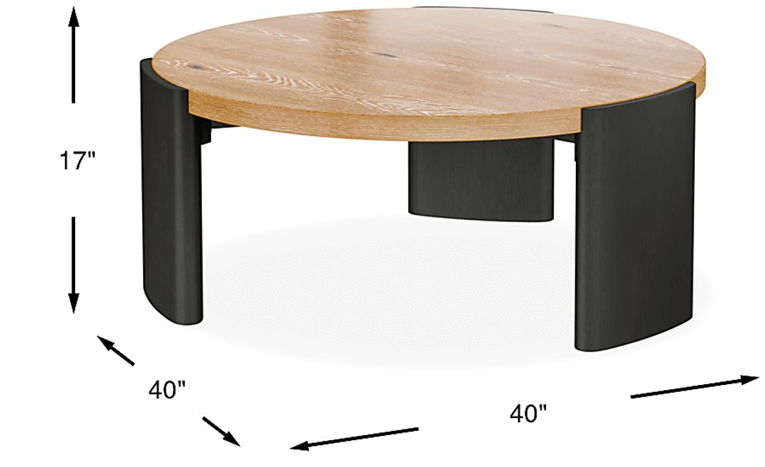 Montelius Black Cocktail Table