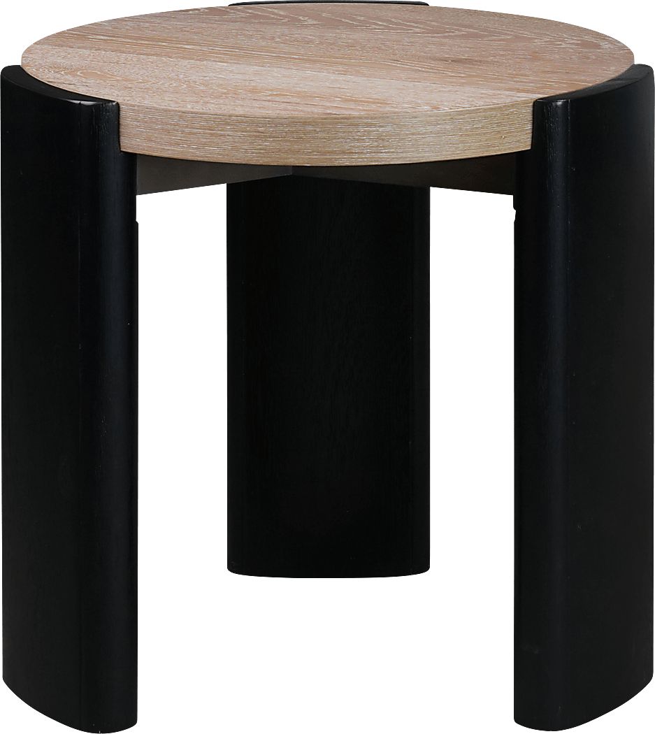 Montelius Black End Table