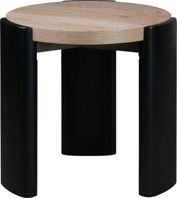 Montelius Black End Table