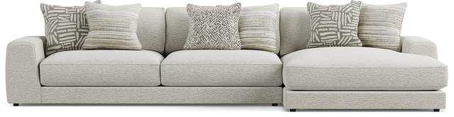 Monterey Trace White 2 Pc Sectional - Thumbnail - Image 1