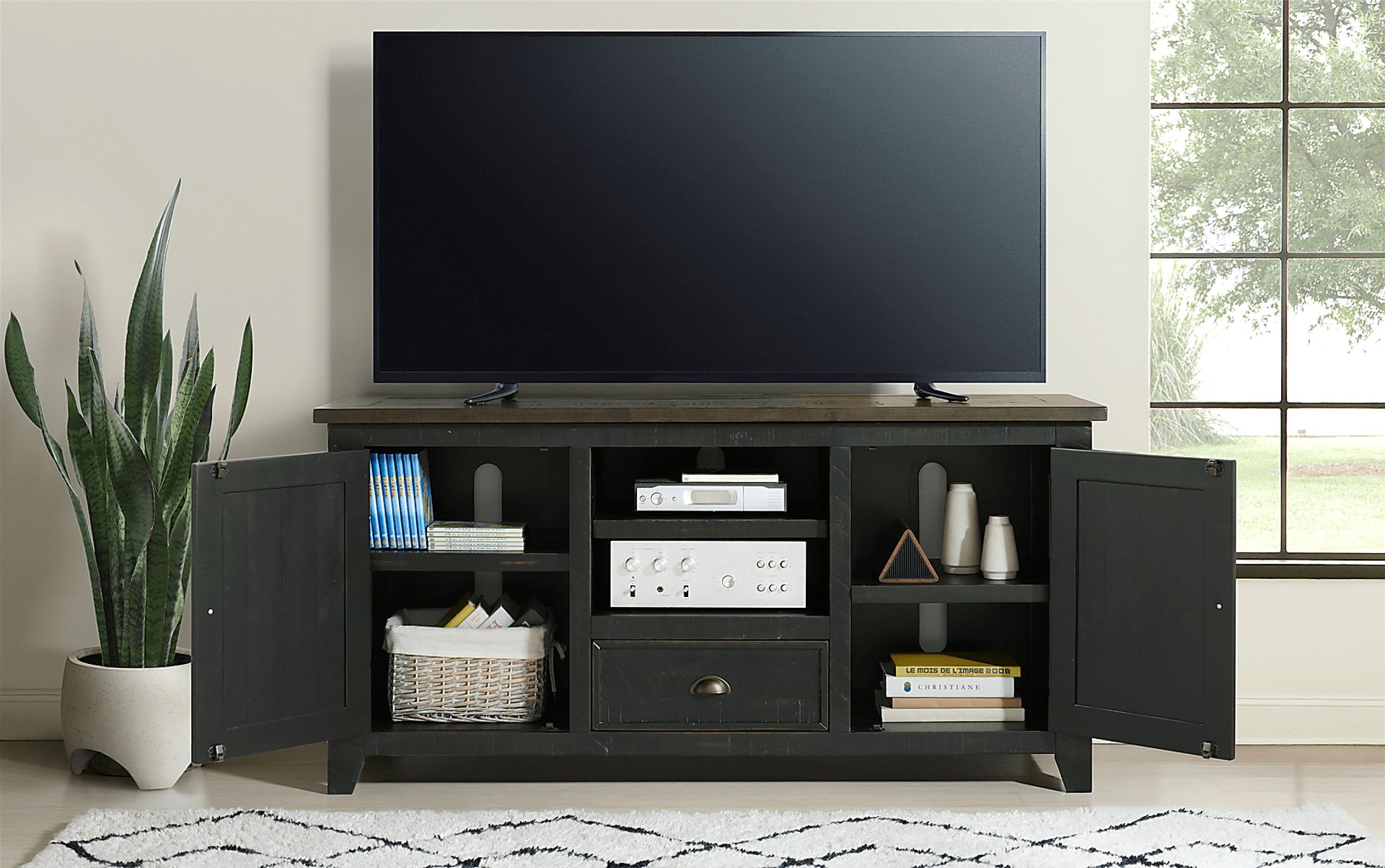 Monterey Way Black 60 in. Console - Image 8