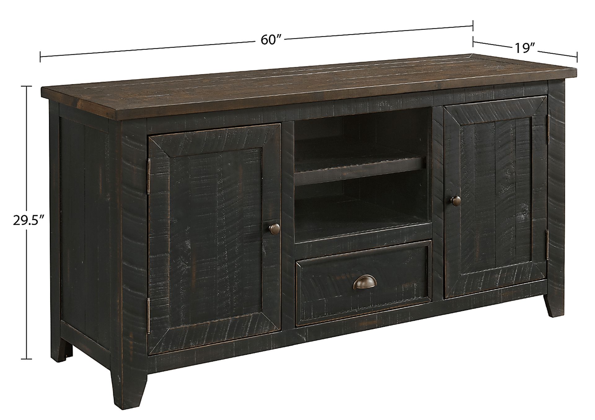 Monterey Way Black 60 in. Console - Image 10