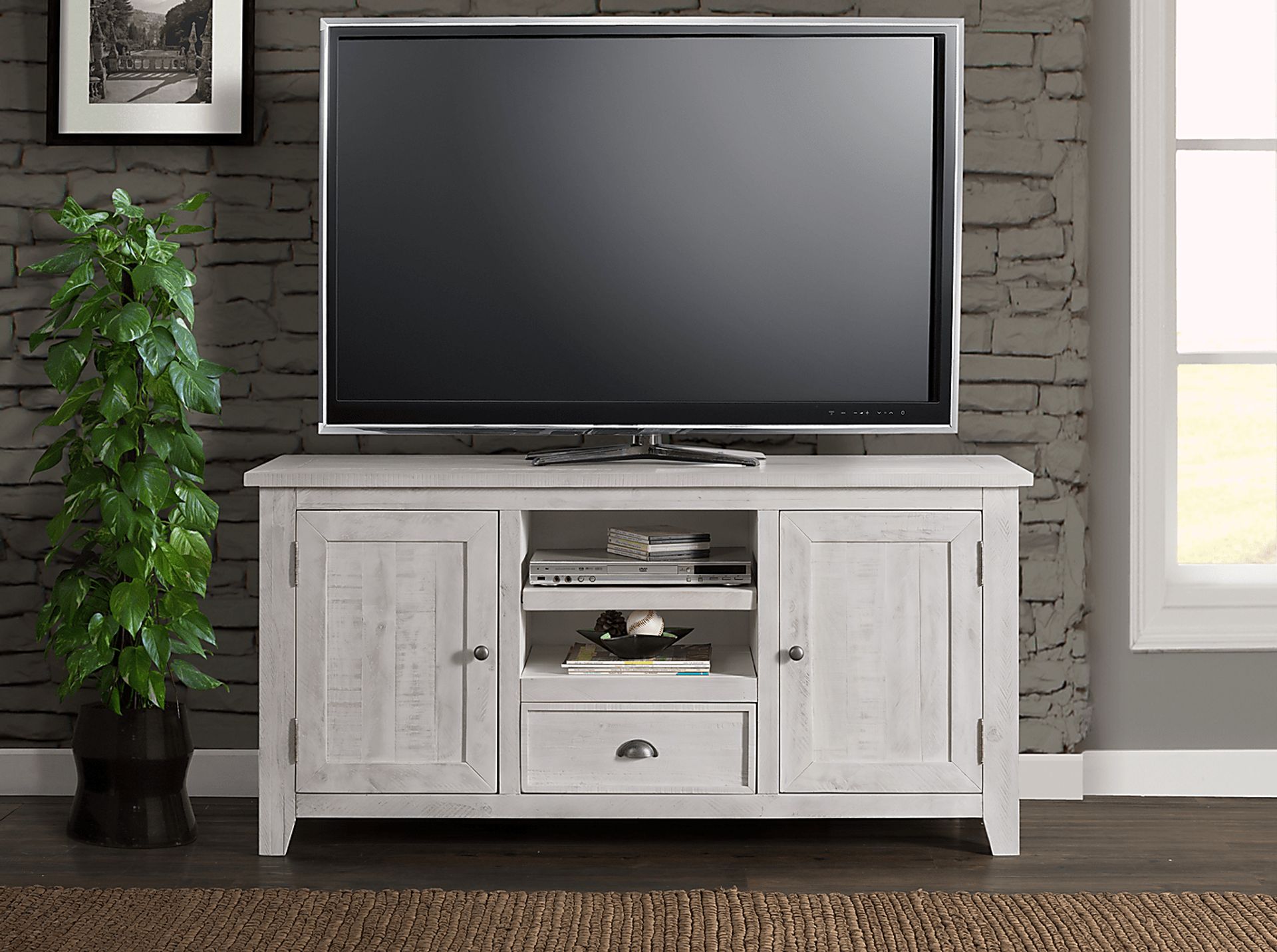 Monterey Way White 60 in. Console - Image 5