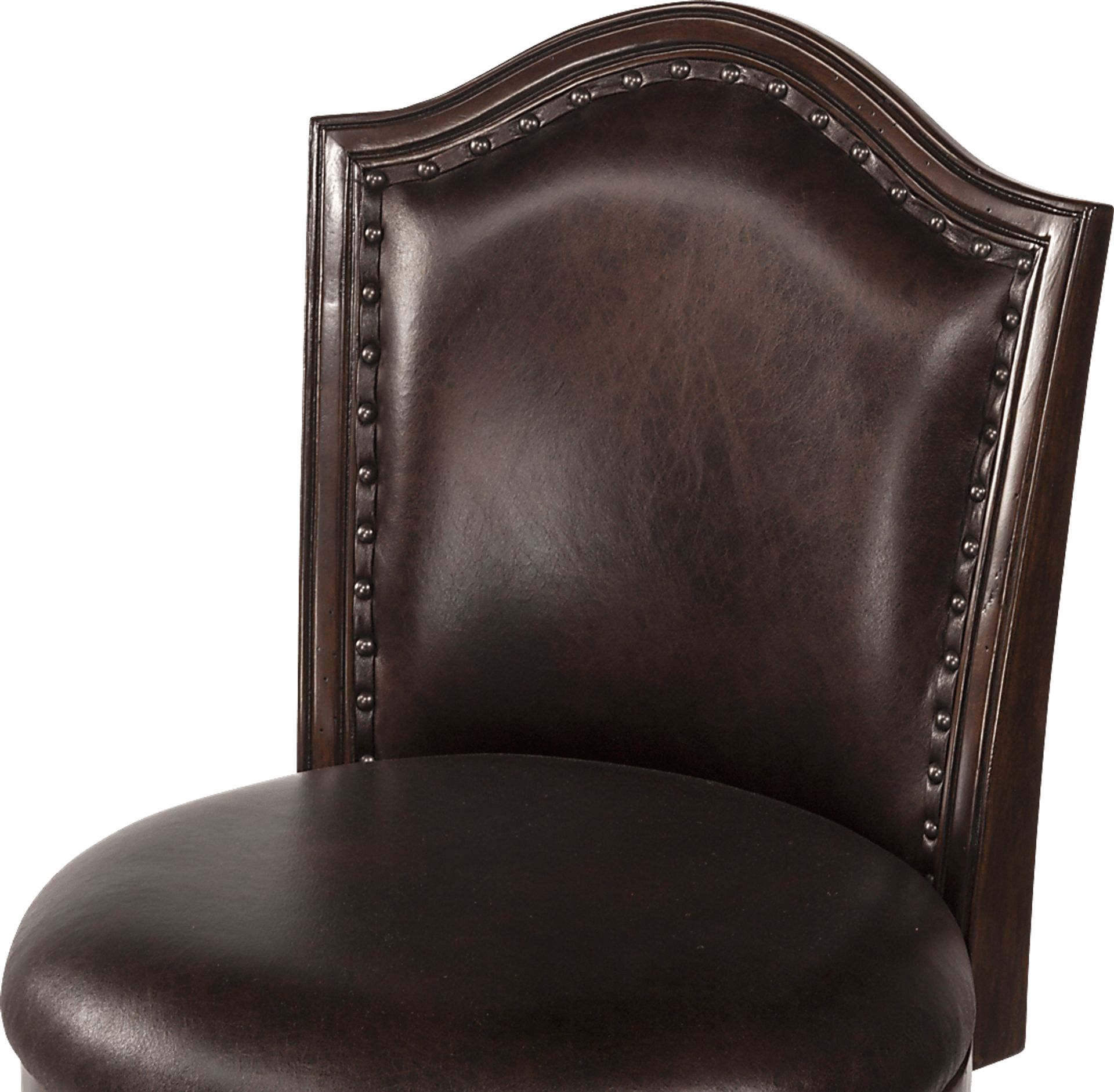 Monterols Brown Swivel Counter Height Stool - Image 2