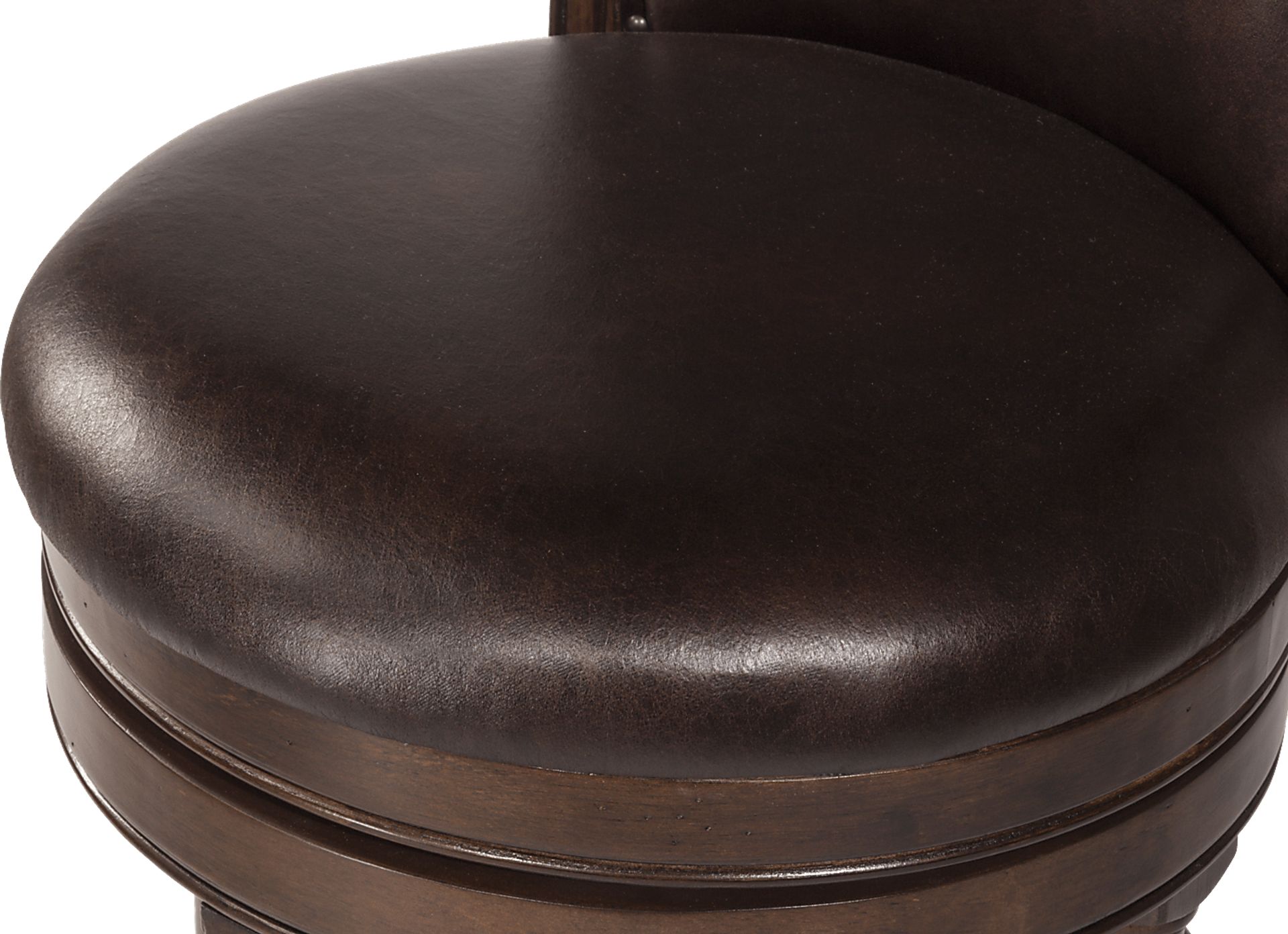 Monterols Brown Swivel Counter Height Stool - Image 4