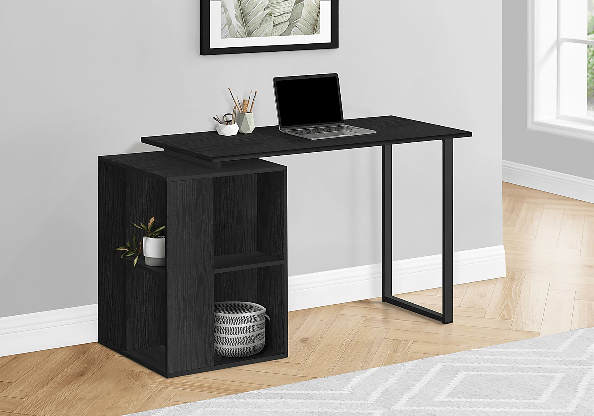 Monteron Black Desk - Image 2