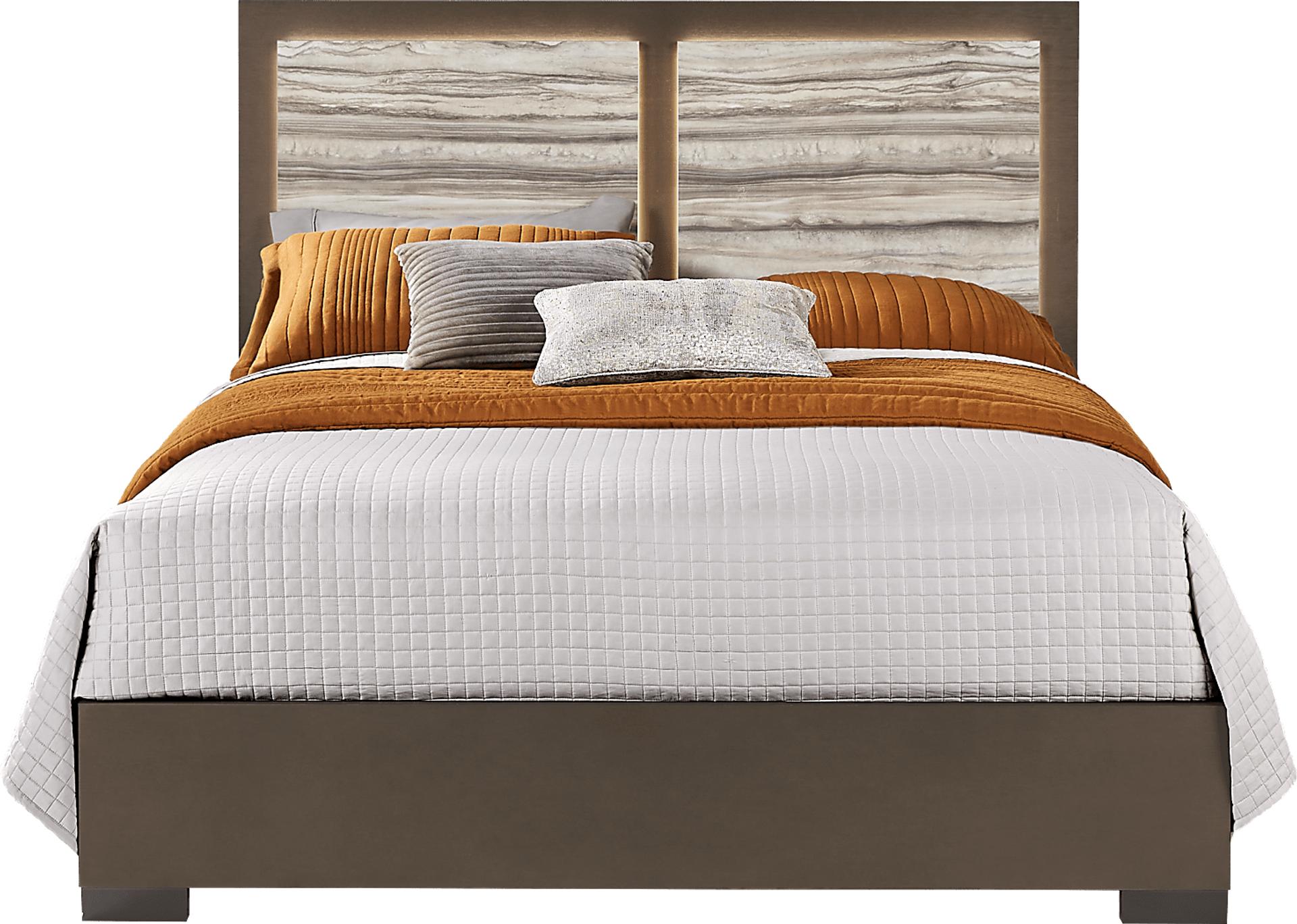 Monterosso Tan 3 Pc King Panel Bed