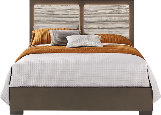 Monterosso Tan 3 Pc Queen Panel Bed