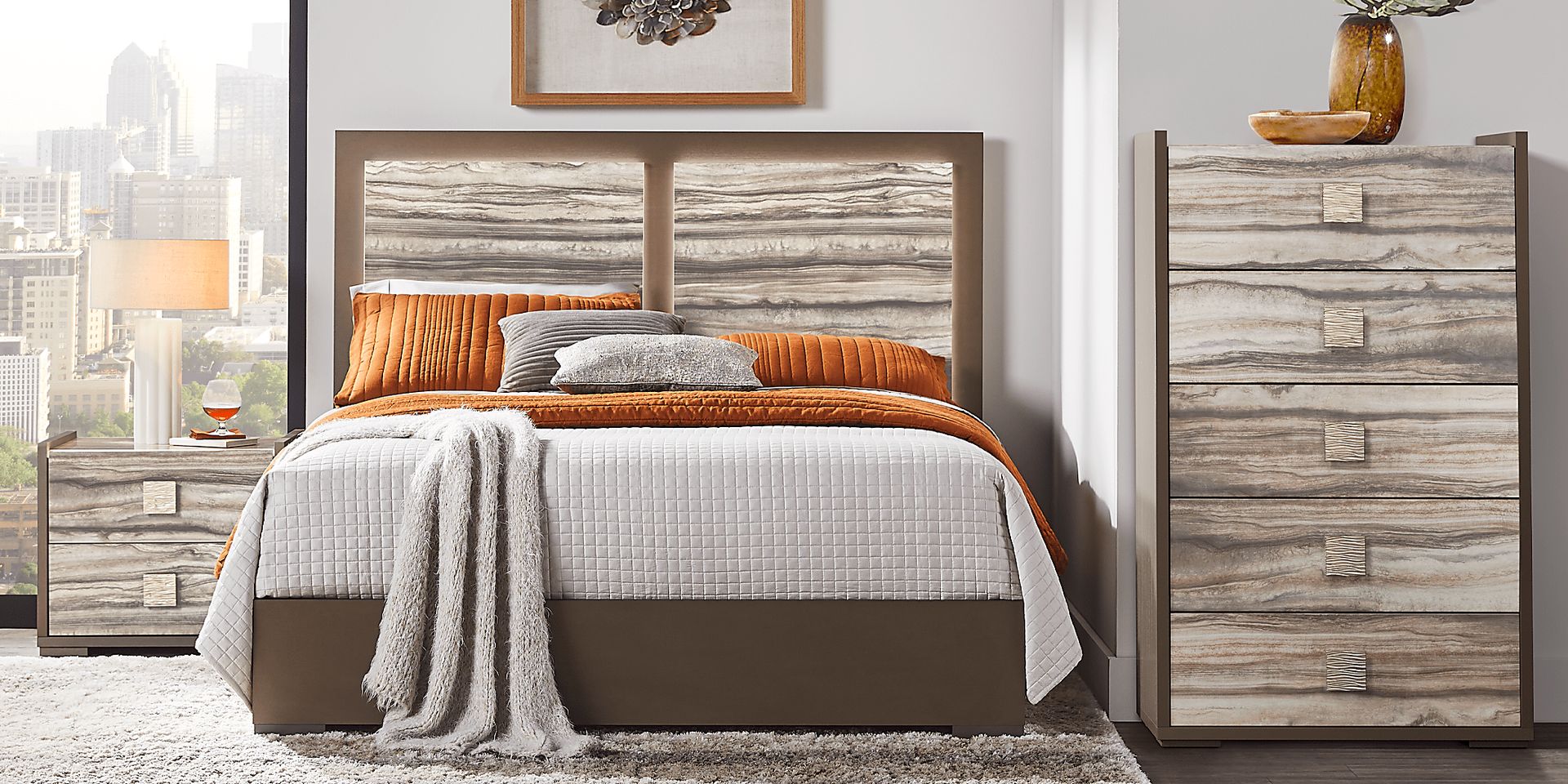 Monterosso Tan Nightstand - Image 2
