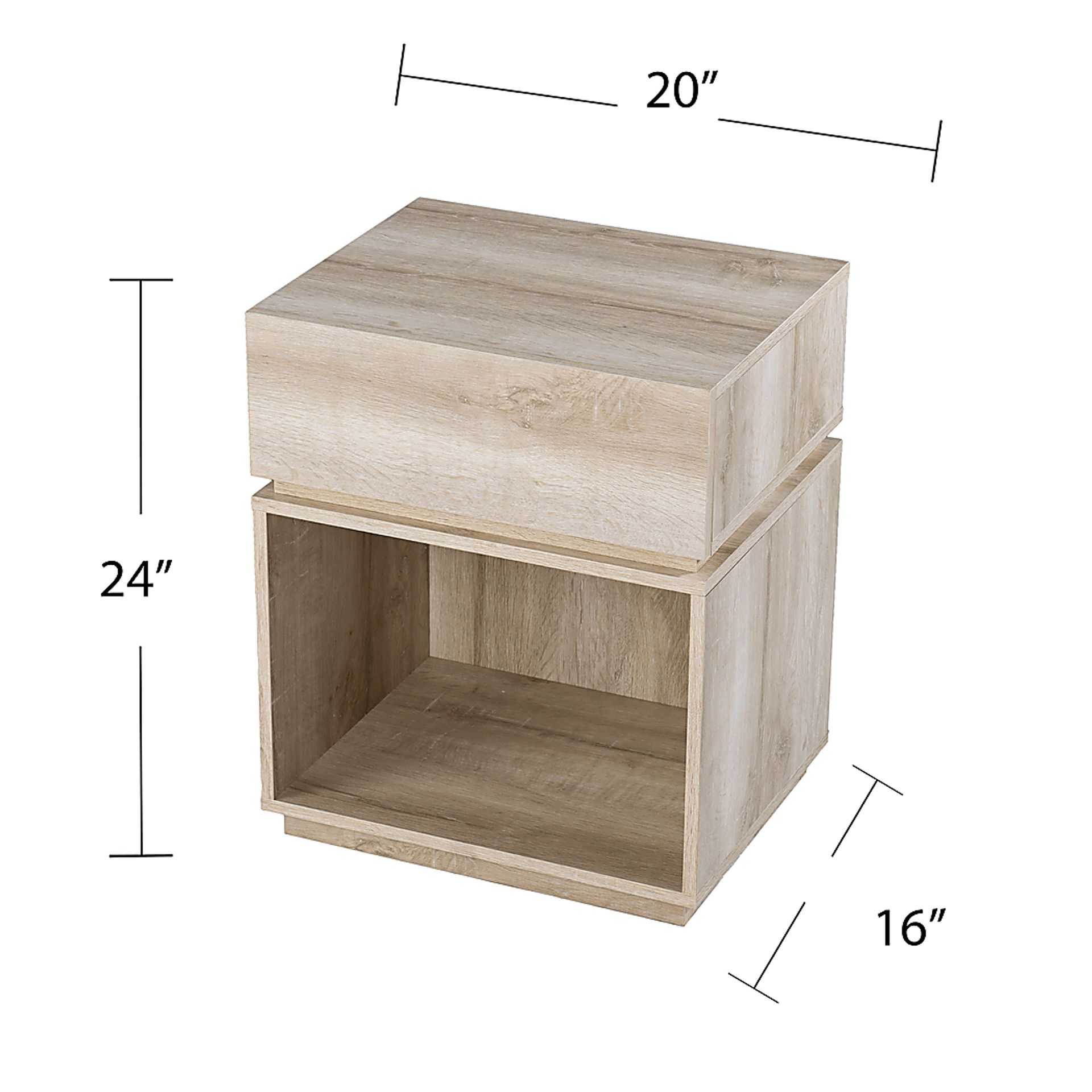 Monterry White Side Table - Image 6