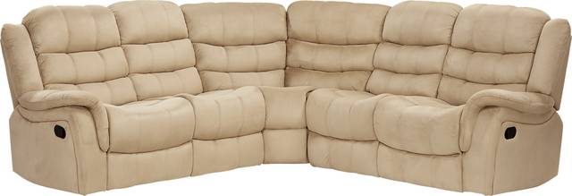 Montgomery 3 Pc Reclining Sectional - Thumbnail - Image 1