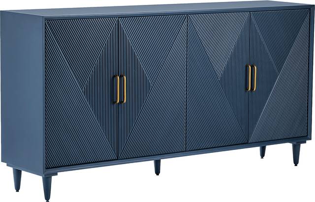 Montgomery Dark Blue Credenza - Thumbnail - Image 1