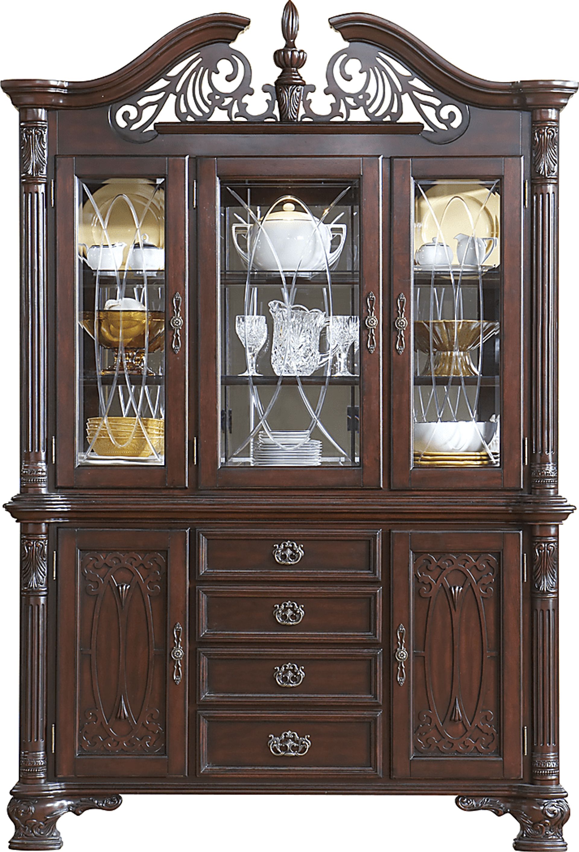 Monticello 2 Pc China Cabinet - Image 1