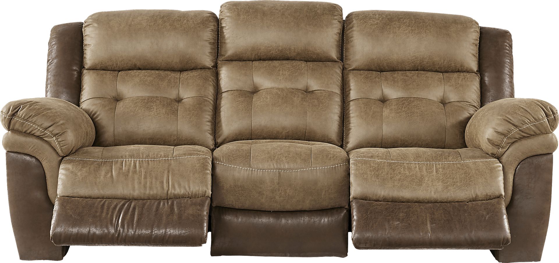 Montiglio Brown Reclining Sofa - Image 2