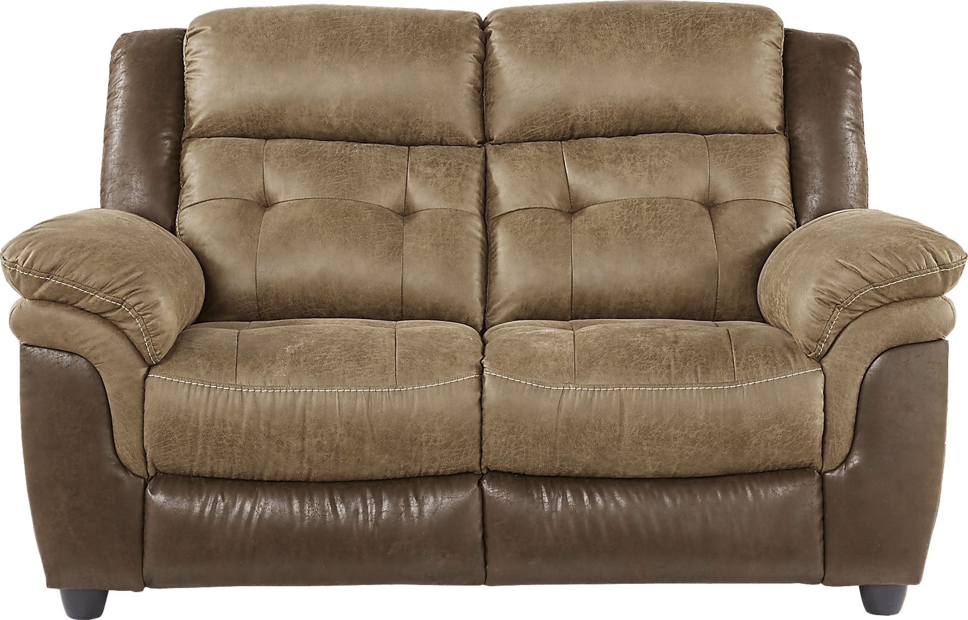 Montiglio Brown Loveseat - Image 1