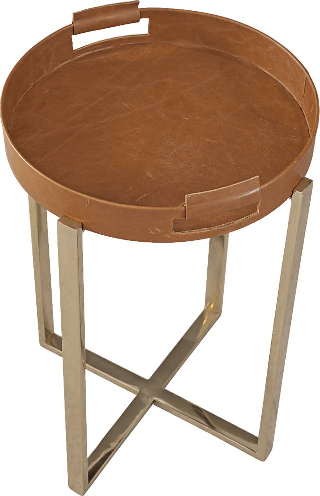 Montillio Orange Accent Table - Thumbnail - Image 2