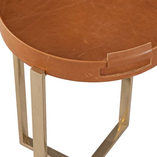 Montillio Orange Accent Table - Thumbnail - Image 3