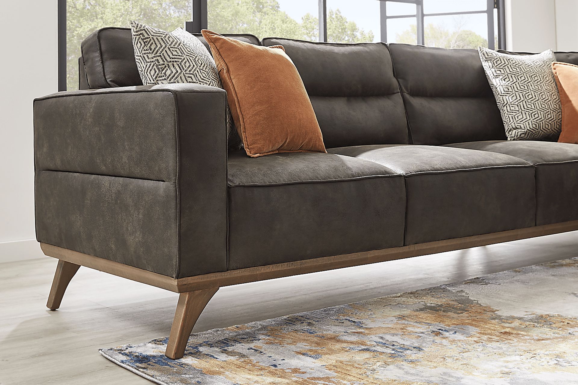 Montinello Brown 2 Pc Sectional - Image 4
