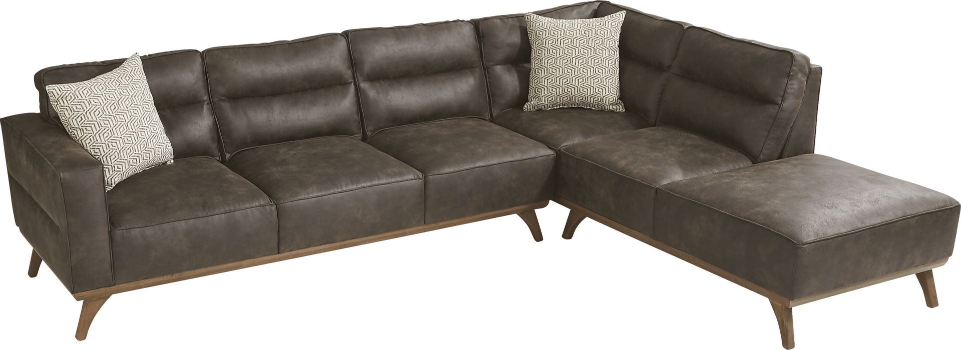 Montinello Brown 2 Pc Sectional - Image 5