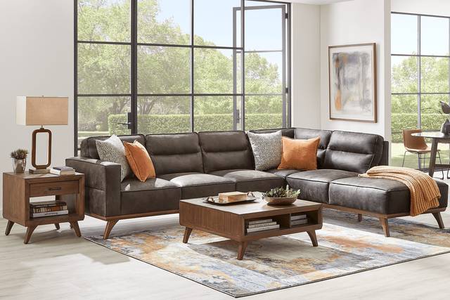 Montinello Brown 2 Pc Sectional - Thumbnail - Image 2