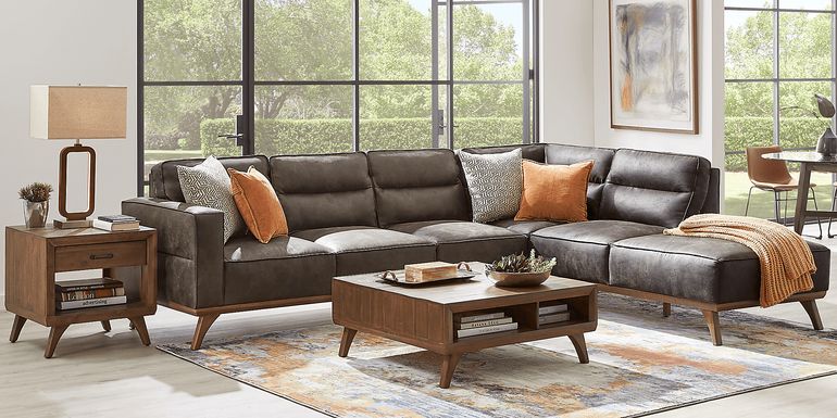 Montinello Brown 2 Pc Sectional