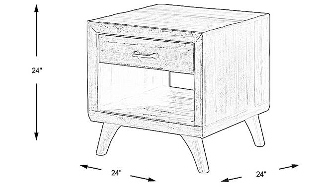 Dimension Image. Please refer to the Dimension Tab on this page for dimension details.