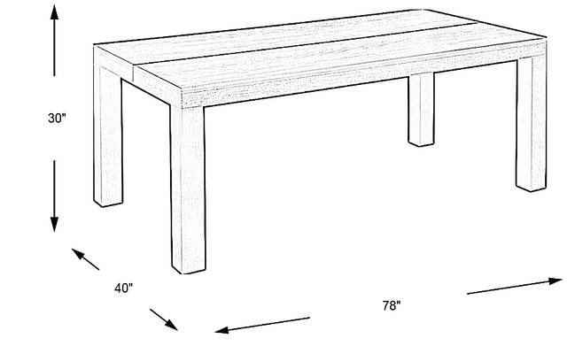Dimension Image. Please refer to the Dimension Tab on this page for dimension details.