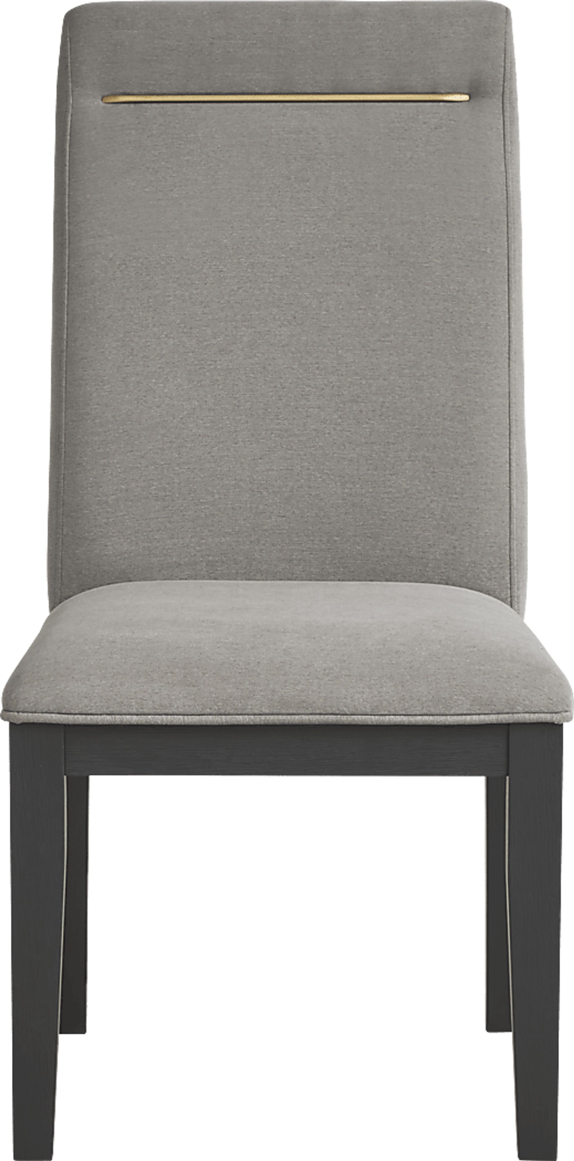Montpelier Charcoal 7 Pc Dining Room with Gray Side Chairs - Image 5