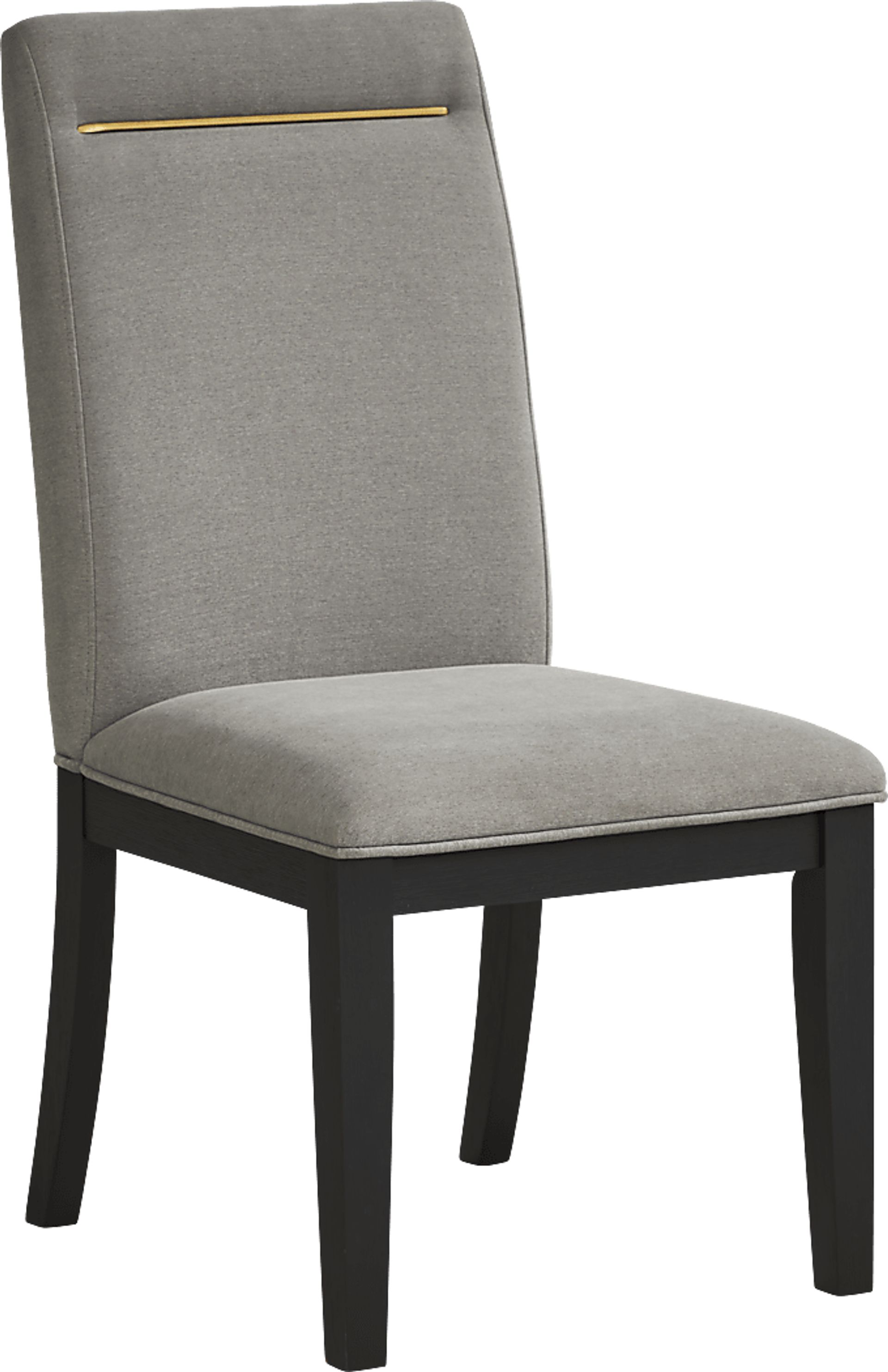 Montpelier Charcoal 7 Pc Dining Room with Gray Side Chairs - Image 4