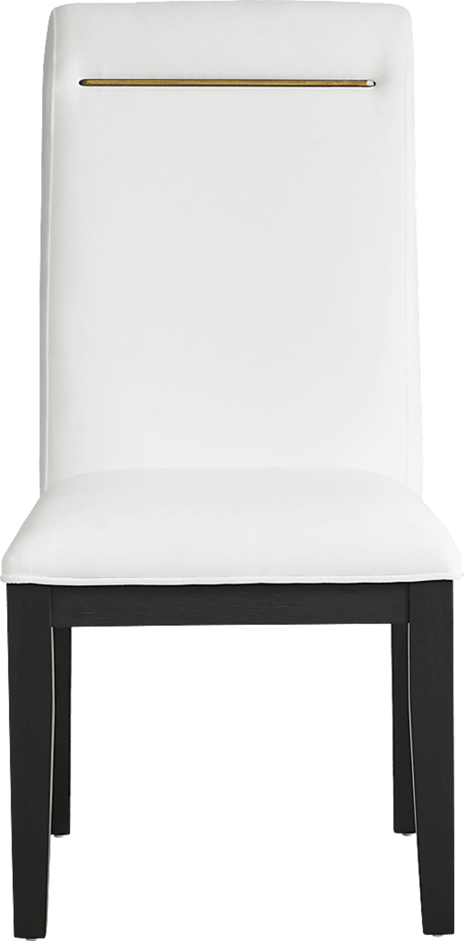 Jarvis White 5 Pc Round Dining Room with White Side Chairs - Image 4