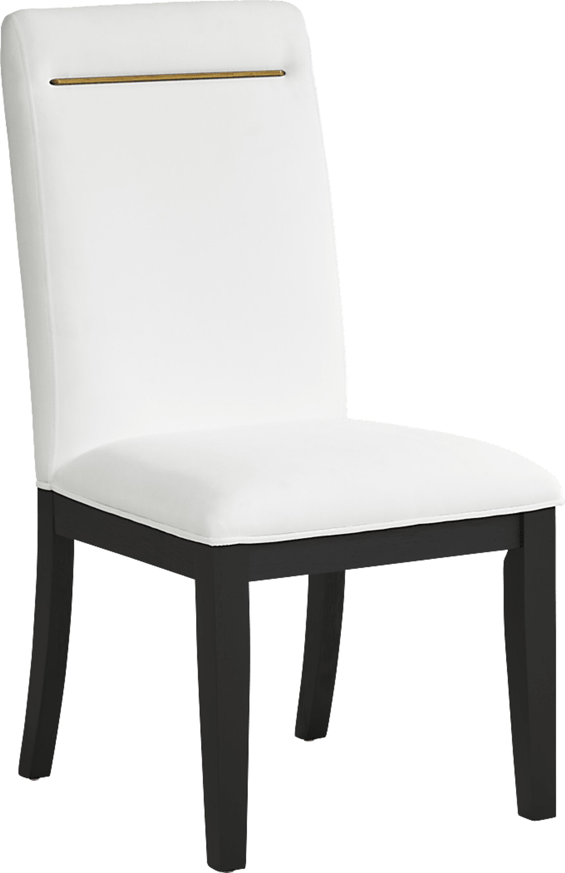 Jarvis White 5 Pc Round Dining Room with White Side Chairs - Image 3