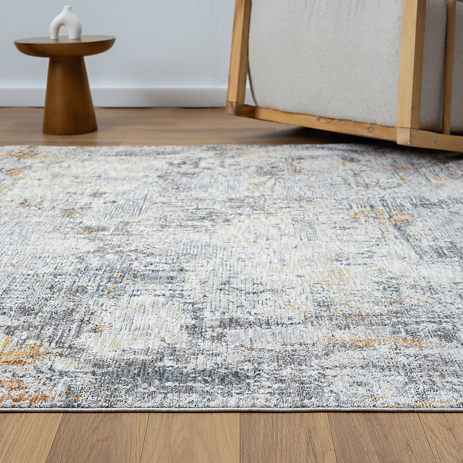 Montport Gray/Brown 2'6 x 8' Runner Rug - Image 4