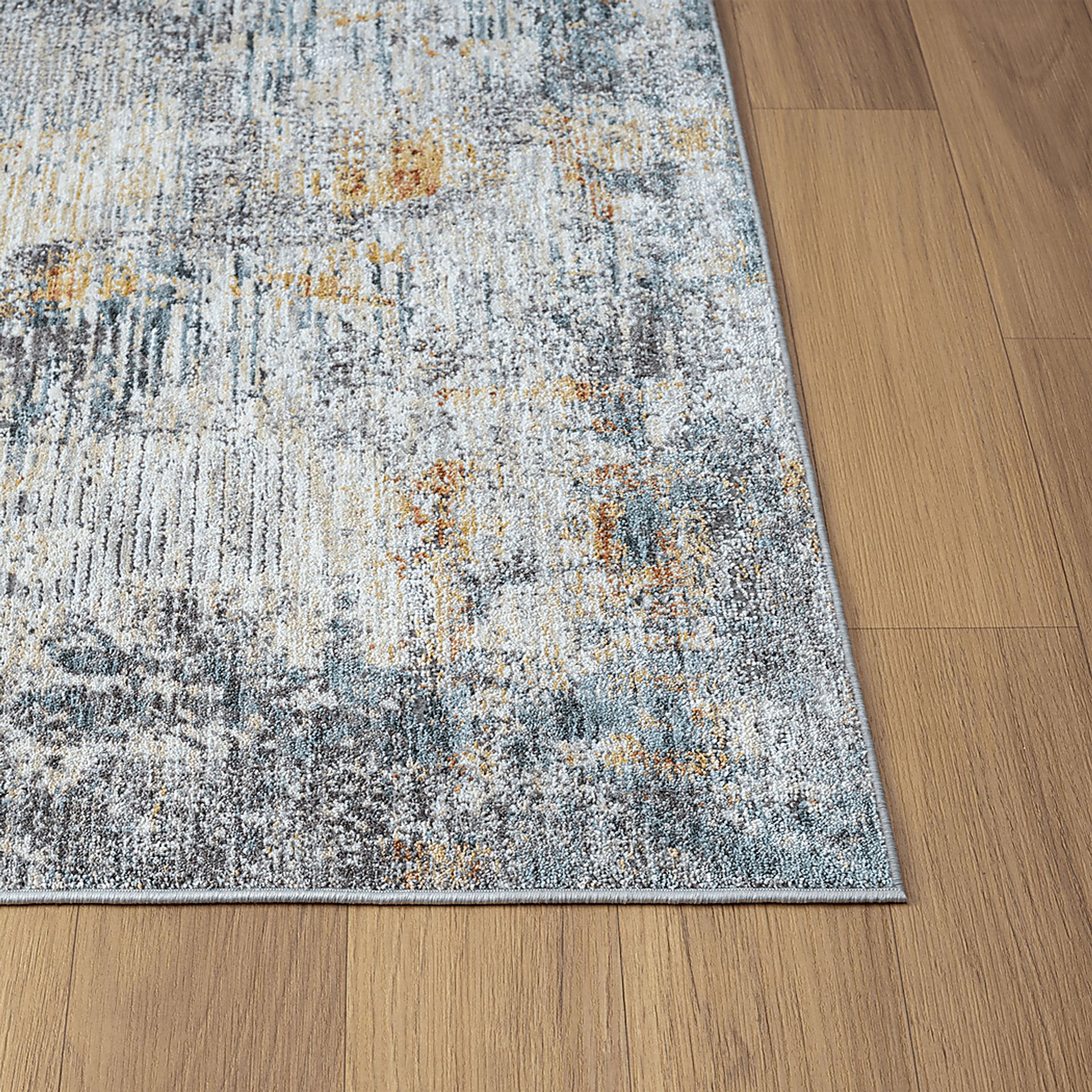 Montport Gray/Brown 2'6 x 8' Runner Rug - Image 6