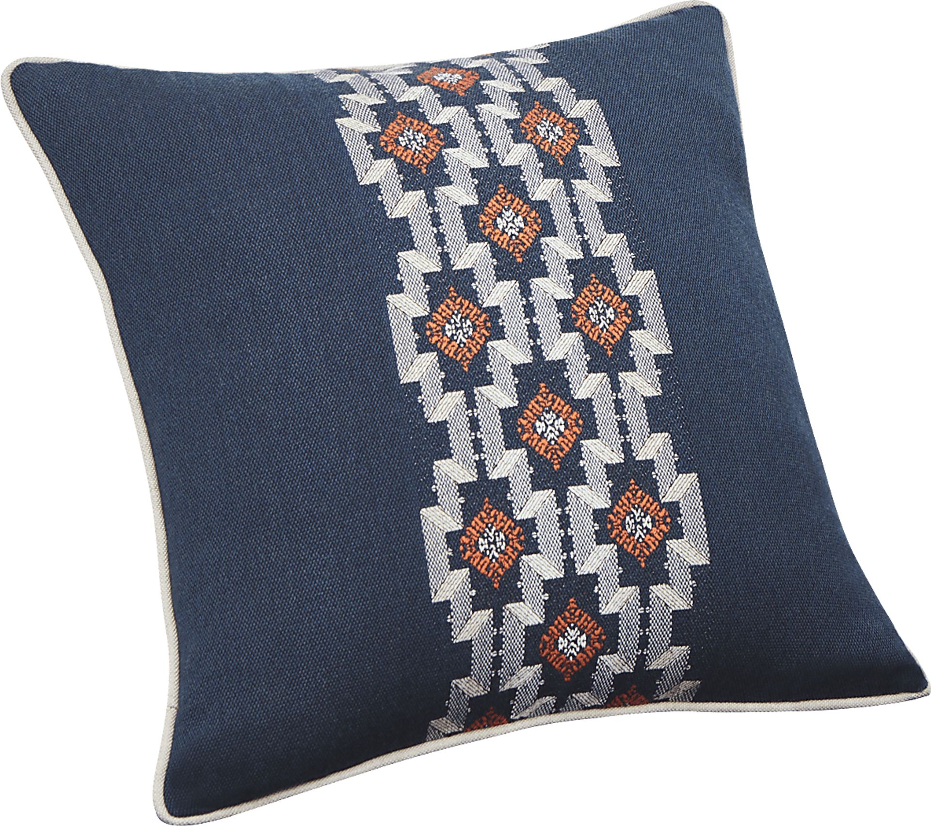 Montrose Rose Indigo Indoor/Outdoor Accent Pillow, Set of Two - Image 3