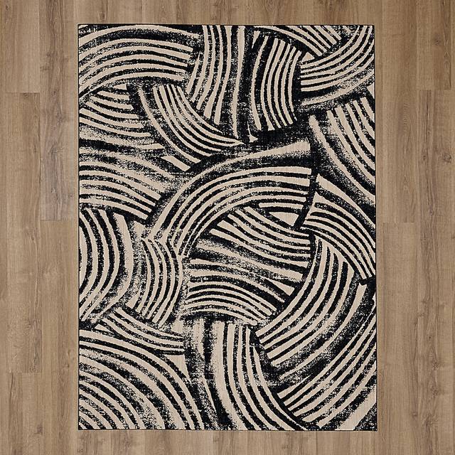 Stacy Garcia Montry Black 5'3 x 7'10 Rug - Thumbnail - Image 4