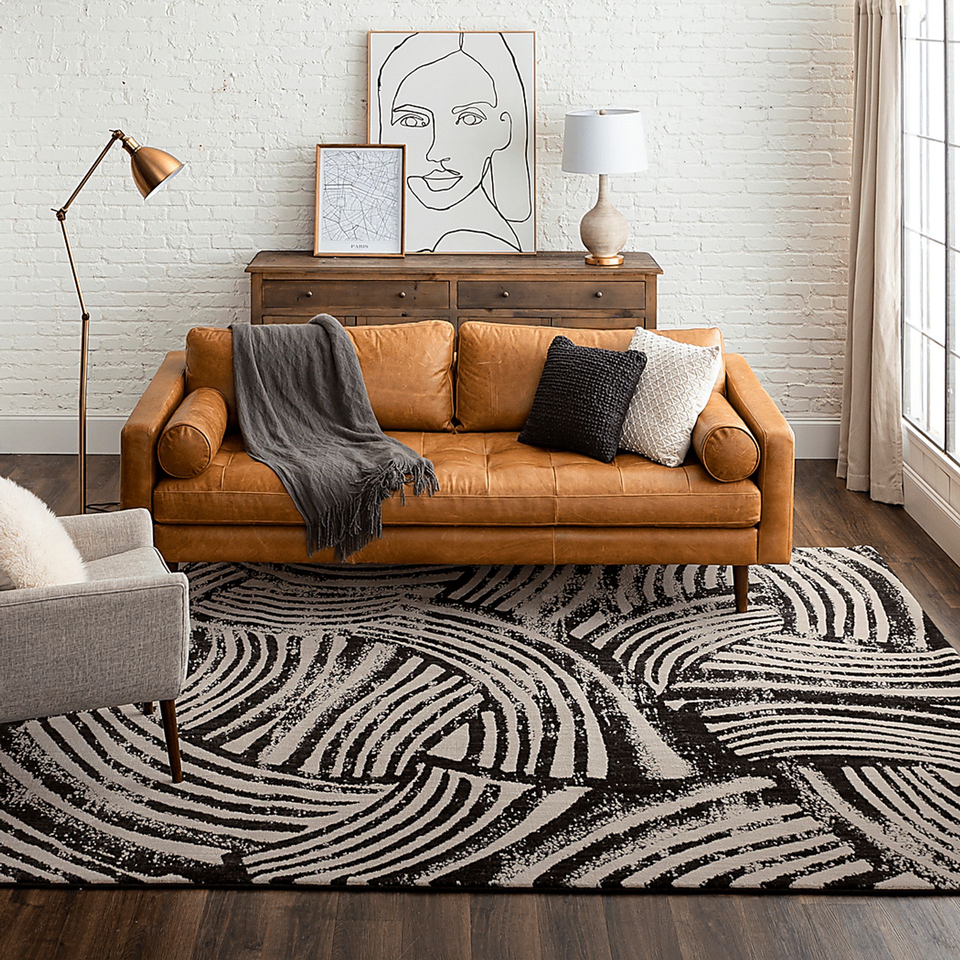 Stacy Garcia Montry Black 8' x 11' Rug - Image 2