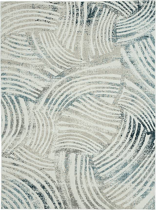 Stacy Garcia Montry Blue 5'3 x 7'10 Rug - Thumbnail - Image 1