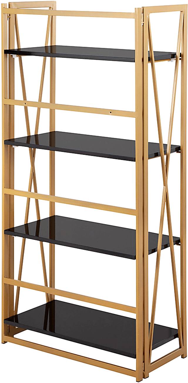 Moonbill Black Bookcase - Thumbnail - Image 3