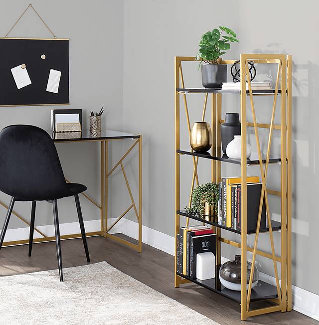 Moonbill Black Bookcase - Thumbnail - Image 7