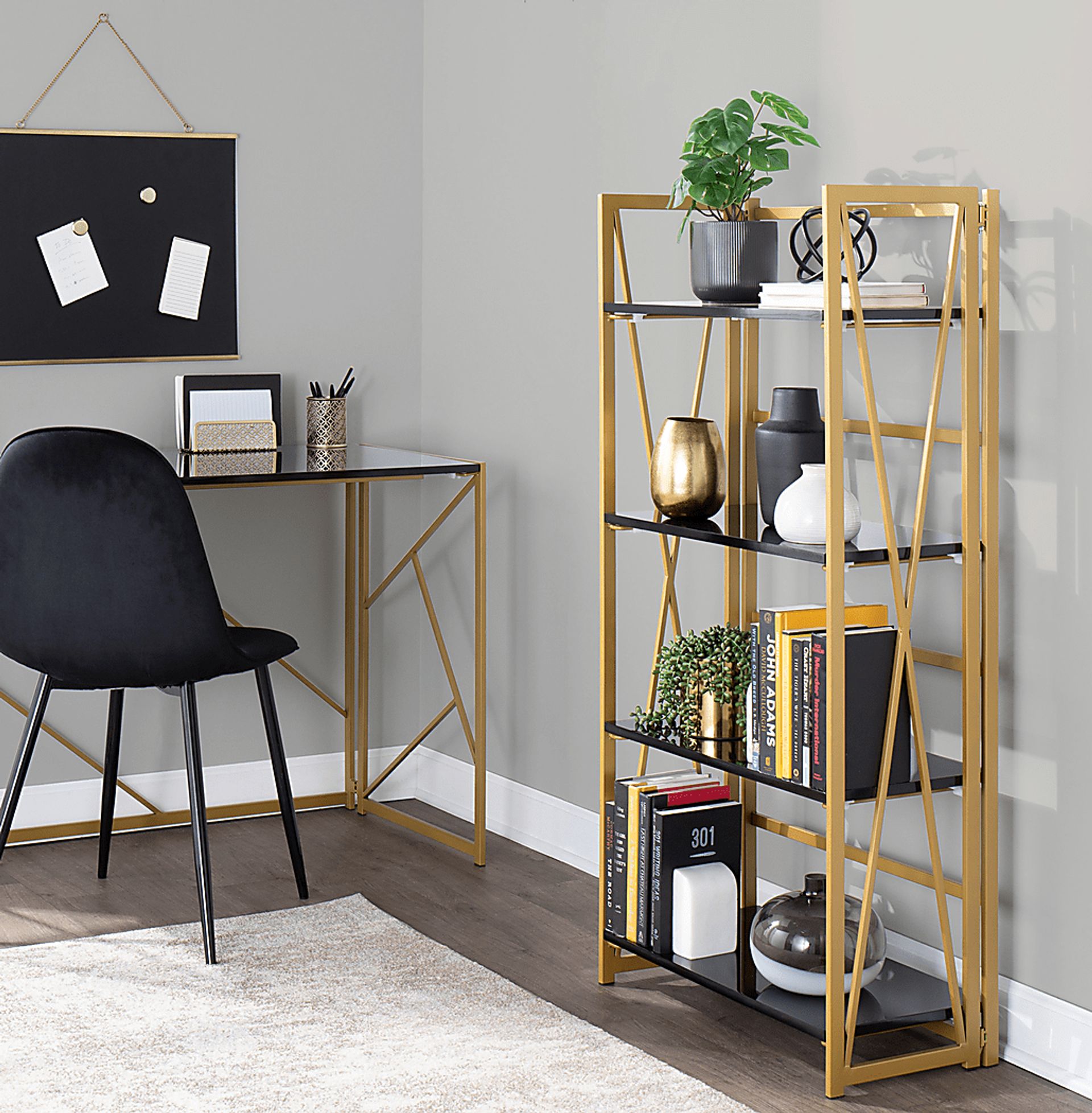 Moonbill Black Bookcase - Image 7