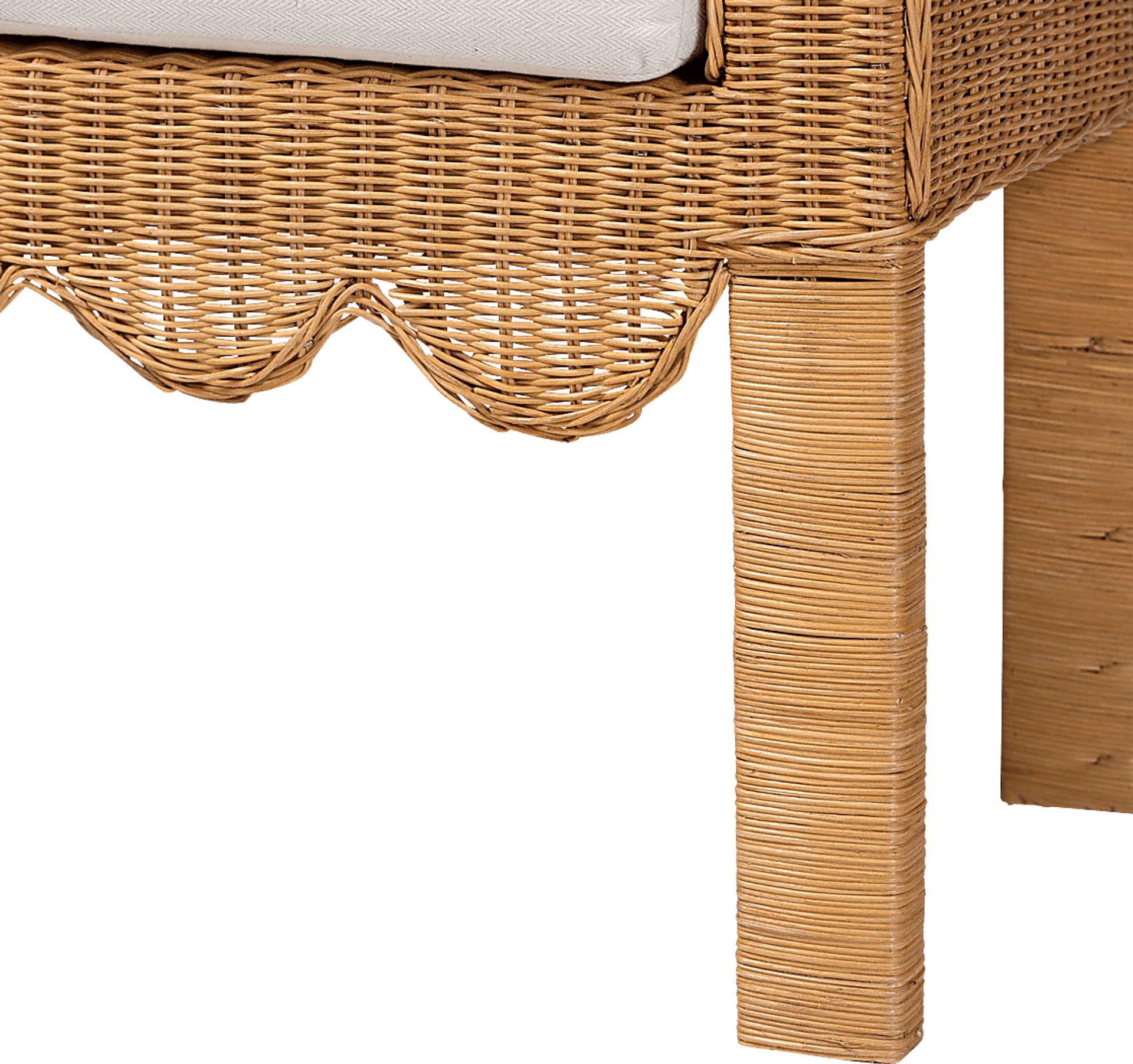 Moonbite Brown Accent Bench - Image 6