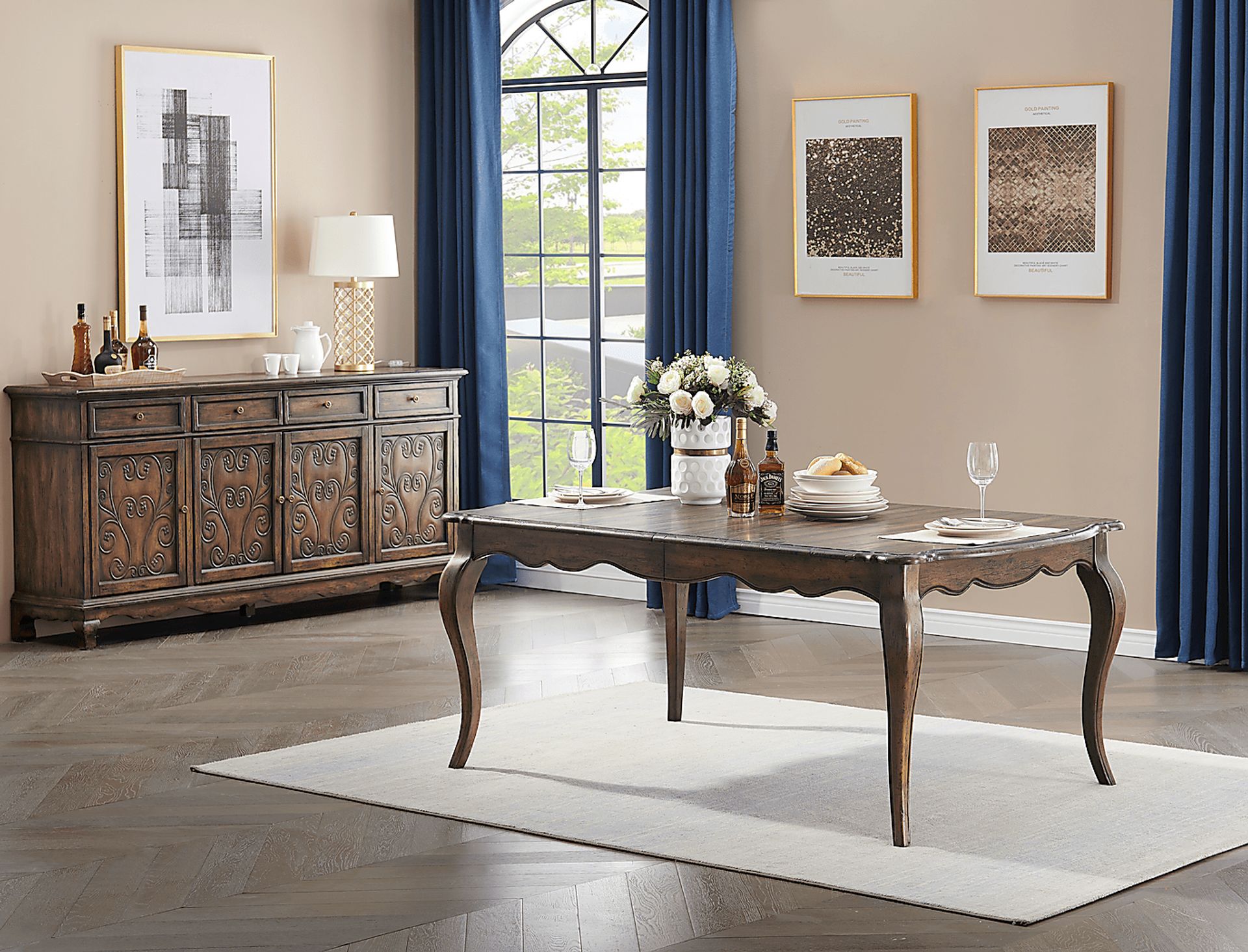 Mooncoin Brown Dining Table - Image 2