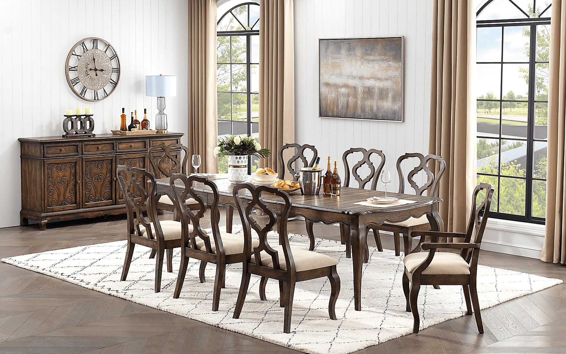 Mooncoin Brown Dining Table - Image 3