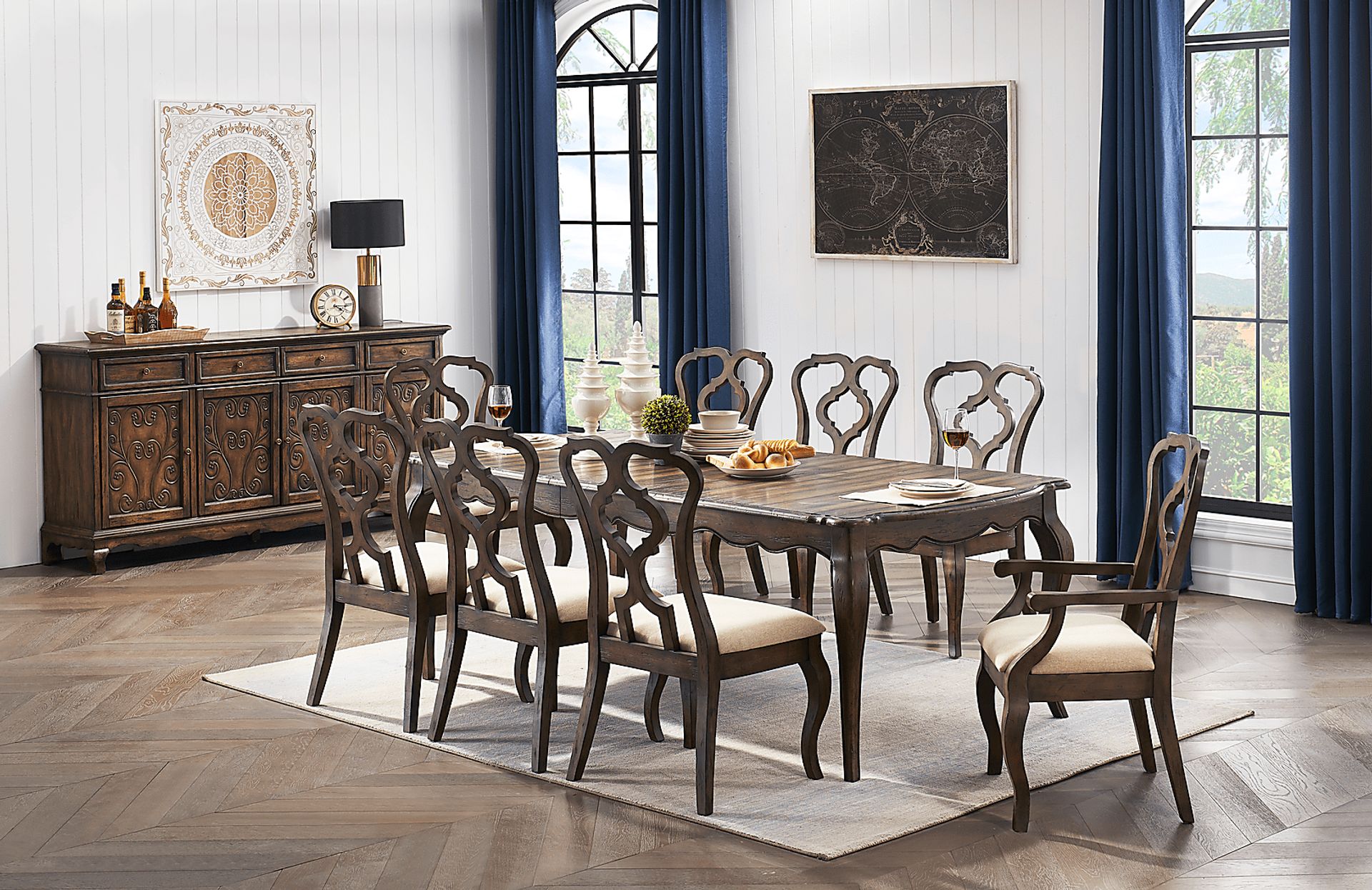 Mooncoin Brown Dining Table - Image 4