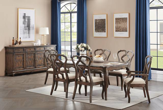 Mooncoin Brown Dining Table - Thumbnail - Image 5
