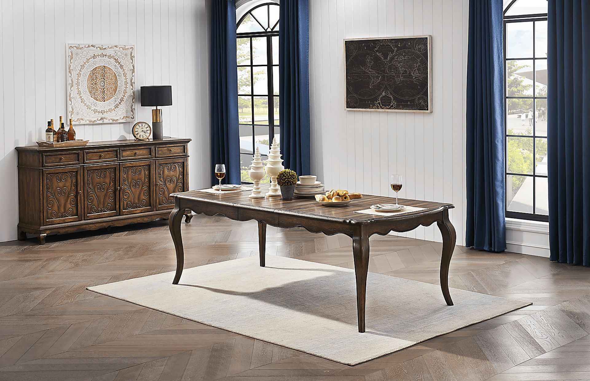 Mooncoin Brown Dining Table - Image 6