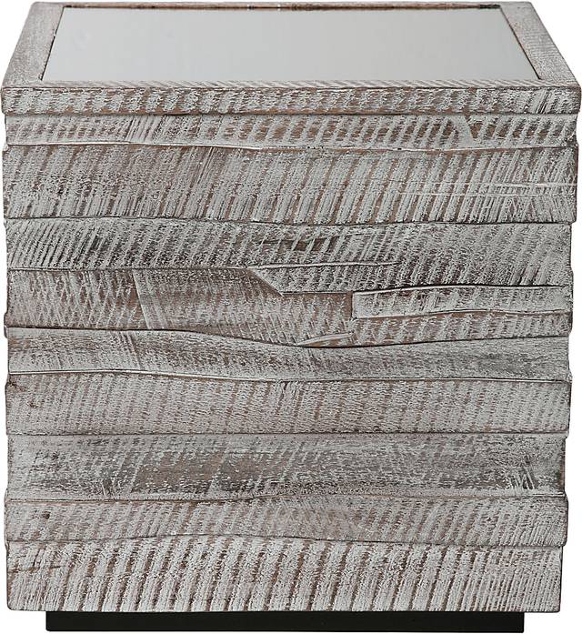 Moonflower Gray Accent Table - Thumbnail - Image 2