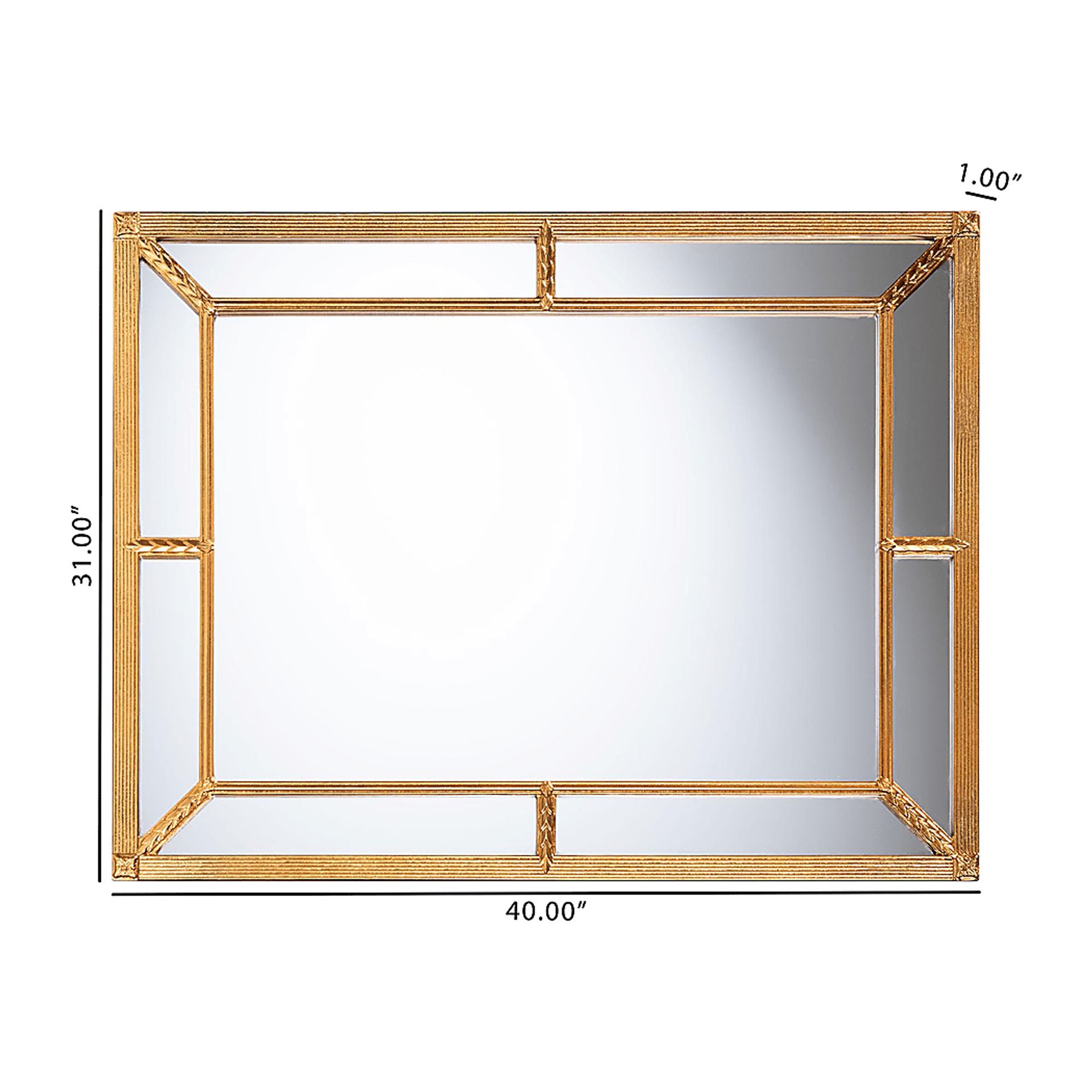 Moongolden Gold Rectangle Mirror - Image 3
