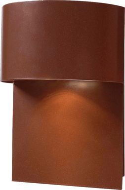 Moonmist Brown Outdoor Wall Sconce