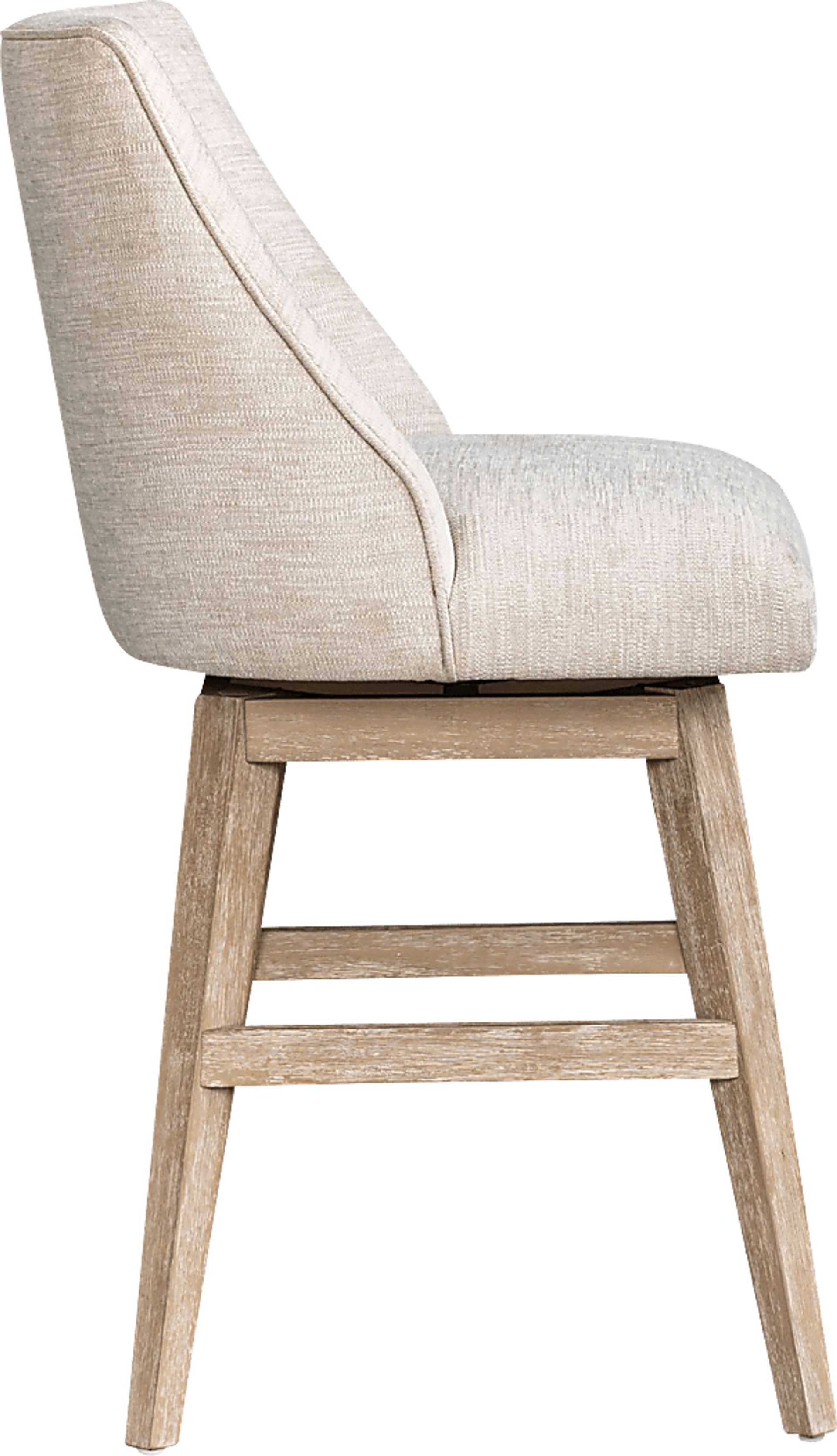 Moonshadow Light Gray Swivel Counter Height Stool - Image 6